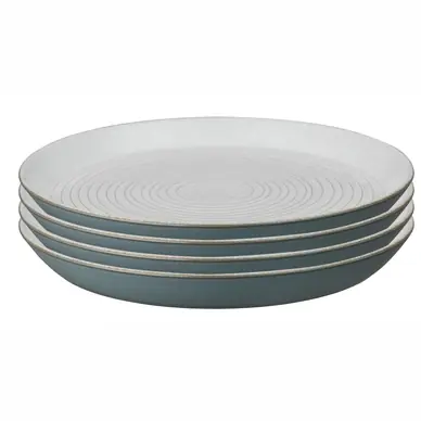 Assiettes Denby Impression Noyer 26 cm (Ensemble de 4 pièces) Bon Marché